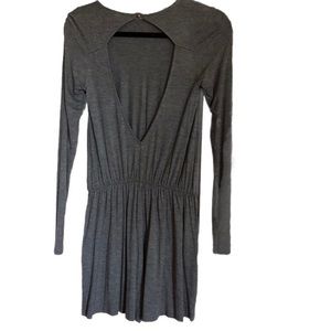 Sole Mio M Romper Keyhole Back Pockets Long Sleeve